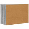 vidaXL Aparador Gris Sonoma 80.5 x 35 x 59 cm Madera de ingenier&iacute;a