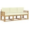 vidaXL Conjunto de sof&aacute;s de exterior 3 pcs