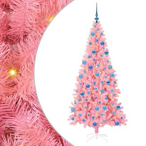 vidaXL &Aacute;rbol de Navidad Rosa 180 cm PVC