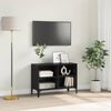 vidaXL Conjunto de mueble de TV Negro 69,5 x 30 x 50 cm