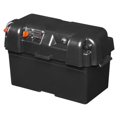 ProPlus Caja de batería con USB y voltímetro 35x18x20 cm