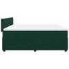 vidaXL Cama box spring con colch&oacute;n terciopelo verde oscuro 180x200 cm
