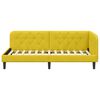 vidaXL Estructura de cama en esquina Amarillo 90 x 200 cm Terciopelo