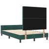 vidaXL Cama tipo Box Spring Verde oscuro 120 x 200 cm Terciopelo