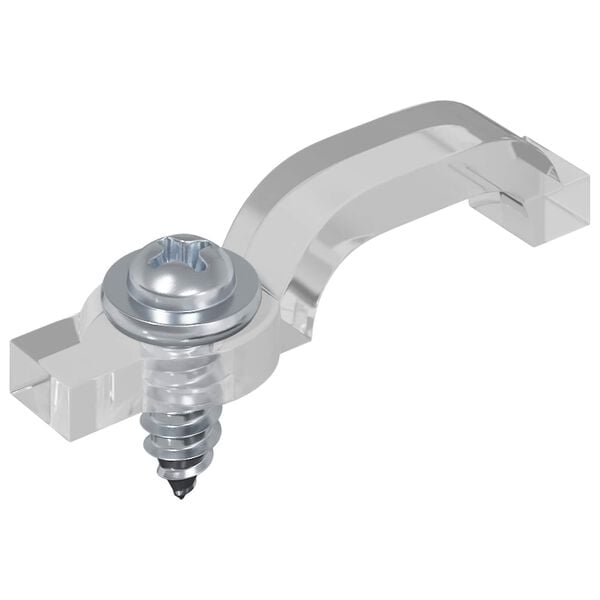 vidaXL Tira LED 2 pcs Negro y Transparente 5100 mm Cobre y pl&aacute;stico