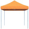 vidaXL Tienda de fiesta plegable Pop-Up naranja 410x279x315 cm