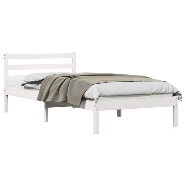 vidaXL Estructura de cama 225,5 x 85,5 x 69,5 cm Madera de Pino Macizo