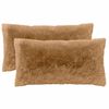 vidaXL Coj&iacute;n con almohada HEERLEN 6 uds. Gris topo Fleece PV