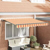 vidaXL Toldo Retr&aacute;ctil Amarillo 350 x 200 cm tela