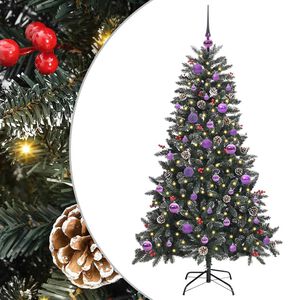 vidaXL &Aacute;rbol de Navidad artificial Verde 150 cm PVC, Pl&aacute;stico y Acero