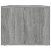 vidaXL Mesa de centro madera contrachapada gris Sonoma 80x50x40 cm