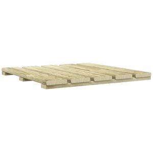 vidaXL Tile de Decking 12 uds. Verde 50 x 50 cm Pino Impregnado Verde