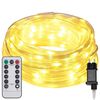vidaXL Luz de cuerda con 120 LED C&aacute;lido 5 m PVC
