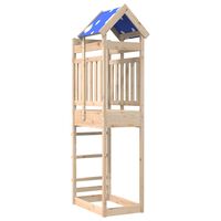 vidaXL Torre de juegos madera maciza pino 85x52,5x239 cm