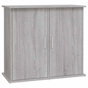 vidaXL Soporte para acuario madera ingenier&iacute;a gris Sonoma 81x36x73 cm