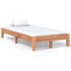 vidaXL Estructura de cama de madera de teca maciza 100x200 cm