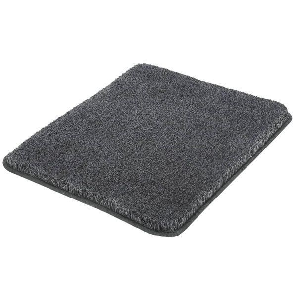 Kleine Wolke Alfombra para ba&ntilde;o Relax gris antracita 55x65 cm