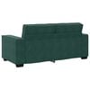 vidaXL Sof&aacute; de 2 plazas de terciopelo verde oscuro 180x78x84 cm