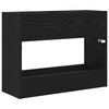 vidaXL Soporte de Sombrilla Roble Negro 65 x 24 x 50 cm