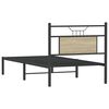 vidaXL Estructura de cama sin colchón madera roble Sonoma 75x190 cm