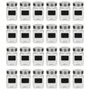 vidaXL Tarros de almacenaje con pegatina 24 unidades 300 ml