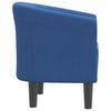 vidaXL Sill&oacute;n de tela azul