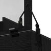 vidaXL Mesa de Tocador con caj&oacute;n Roble negro 60 x 40 x 75 cm