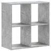 vidaXL Estanter&iacute;a madera de ingenier&iacute;a gris hormig&oacute;n 68,5x32x68,5 cm
