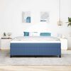 vidaXL Cama de plataforma Azul 180 x 200 cm Tela de Pana