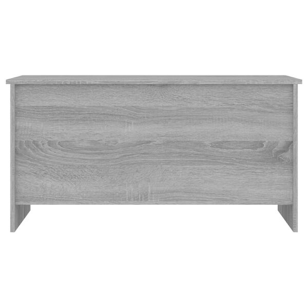 vidaXL Mesa de centro madera ingenier&iacute;a gris Sonoma 102x55,5x52,5 cm