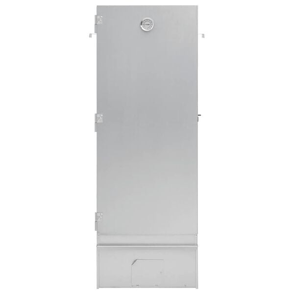 vidaXL Horno ahumador astillas madera acero galvanizado 44,5x29x110 cm