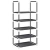 vidaXL Zapatero 5 niveles negro 44x28x94 cm tejido no tejido