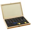 vidaXL Set de herramientas de torneado indexable 12 pzas 16x16mm 100mm