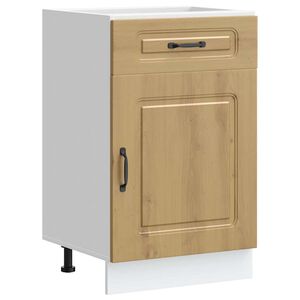vidaXL Mueble bajo de cocina Kalmar roble artesanal madera ingenier&iacute;a