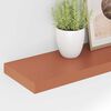vidaXL Estante de pared 4 pcs Rojo 120 x 23,5 x 4 cm