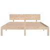 vidaXL Estructura de cama sin colchón madera maciza de pino 160x200 cm