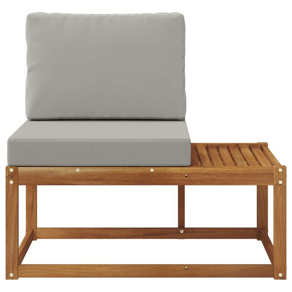 vidaXL Sof&aacute; de esquina exterior con coj&iacute;n Natural 91 x 63 x 73 cm