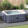 vidaXL Lona para el fondo de la piscina Gris Claro 274 x 274 x 0,1 cm