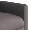 vidaXL Sill&oacute;n reclinable de tela gris taupe