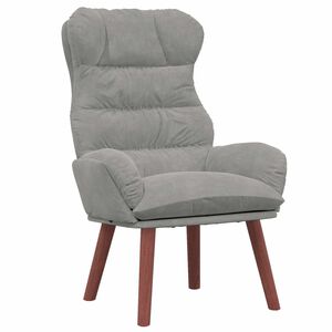 vidaXL sill&oacute;n Gris Claro 69 x 74 x 93 cm Terciopelo