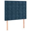 vidaXL Cama box spring con colch&oacute;n terciopelo azul oscuro 80x200 cm