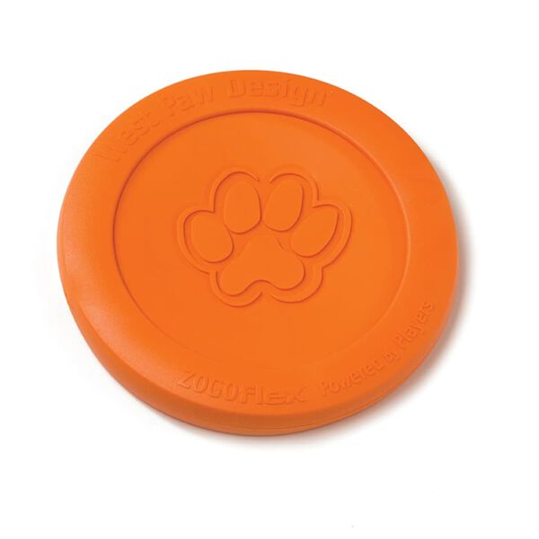 Zogoflex Frisbee para perros Zisc tama&ntilde;o L naranja 1937