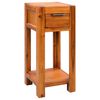 vidaXL Mesa auxiliar de madera de acacia maciza 30x30x70 cm