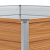 vidaXL Cama de Jard&iacute;n Elevada Marr&oacute;n Claro 129 x 129 x 77 cm