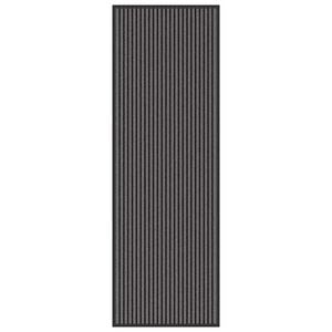 vidaXL Felpudo Negro 60 x 180 cm Polipropileno