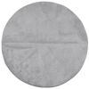 vidaXL Alfombra de pelo corto look escandinavo IZA gris &Oslash; 160 cm