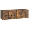 vidaXL Mueble para TV de pared Roble Ahumado 98 x 31 x 30 cm