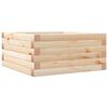 vidaXL Jardinera de madera maciza de pino 50x50x23 cm