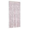 vidaXL Cortina antimoscas chenilla gris plateado y rosa 90x200 cm