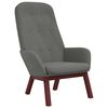 vidaXL Sill&oacute;n de relax de terciopelo gris oscuro